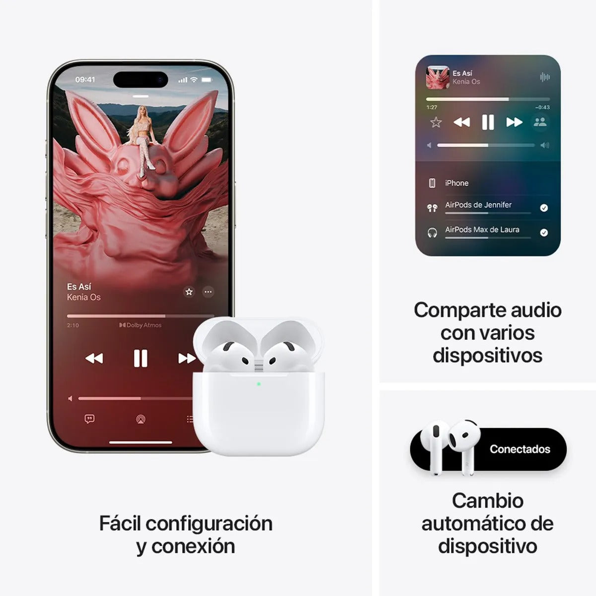 📦 Pack 10 AirPods 4 Generación ANC Premium